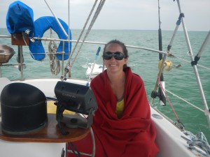 Laurel doing what she does best