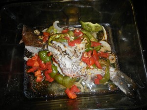 Baked Snapper for dinner